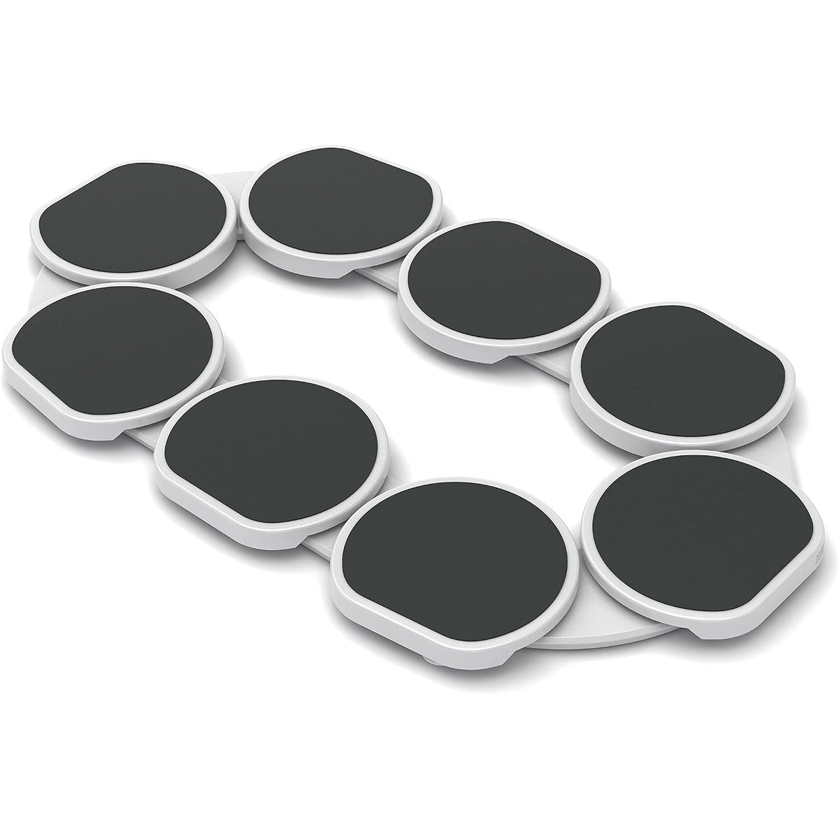 Reliefeast rotating serving tray with eight non-slip trays