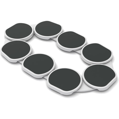 Reliefeast rotating serving tray with eight non-slip trays